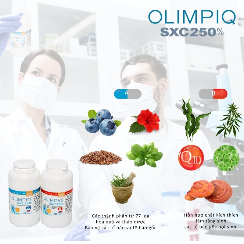 sản phẩm Olimpiq SXC 250% SL có 2 lọ A và B