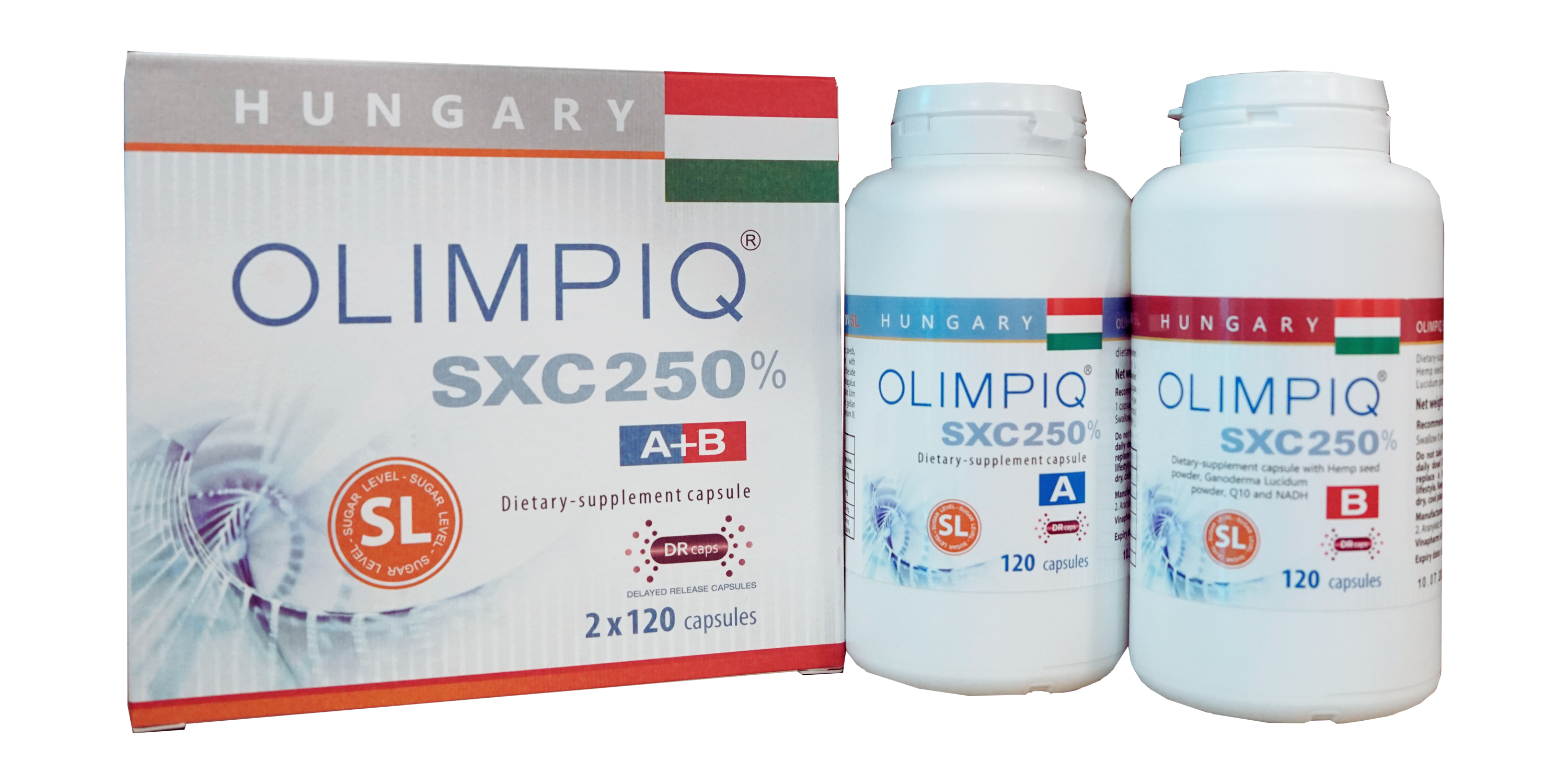 OLIMPIQ SXC 250% SL CAPSULES A + B